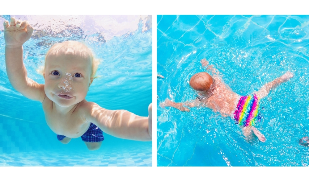 toddler swimming