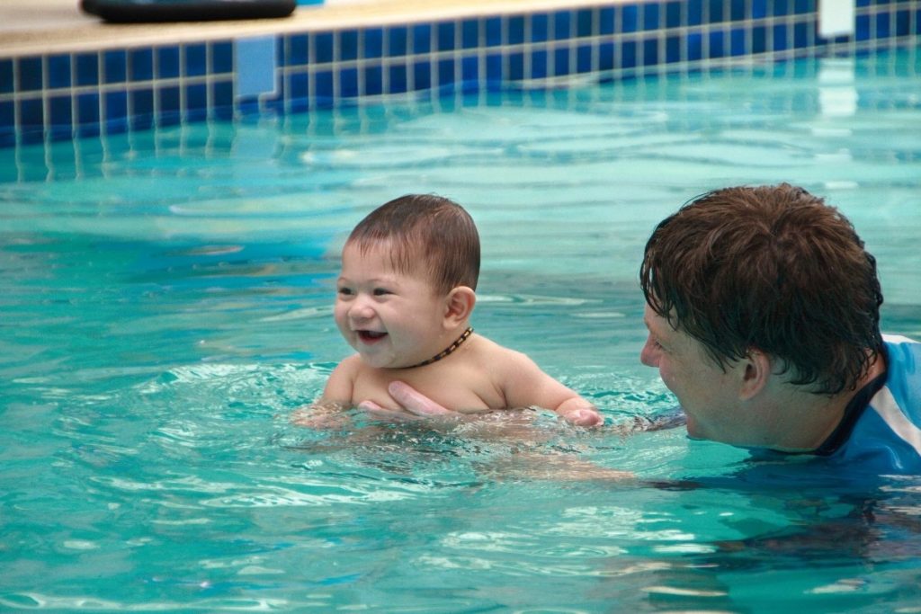 child join swim lesson frequency