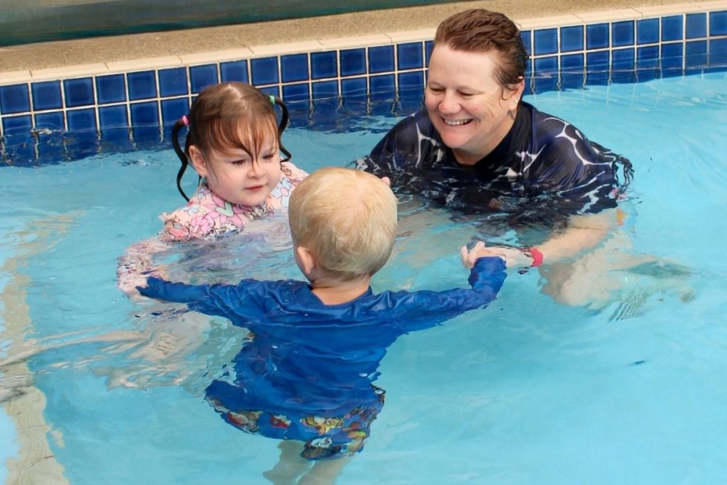 group swimming lessons