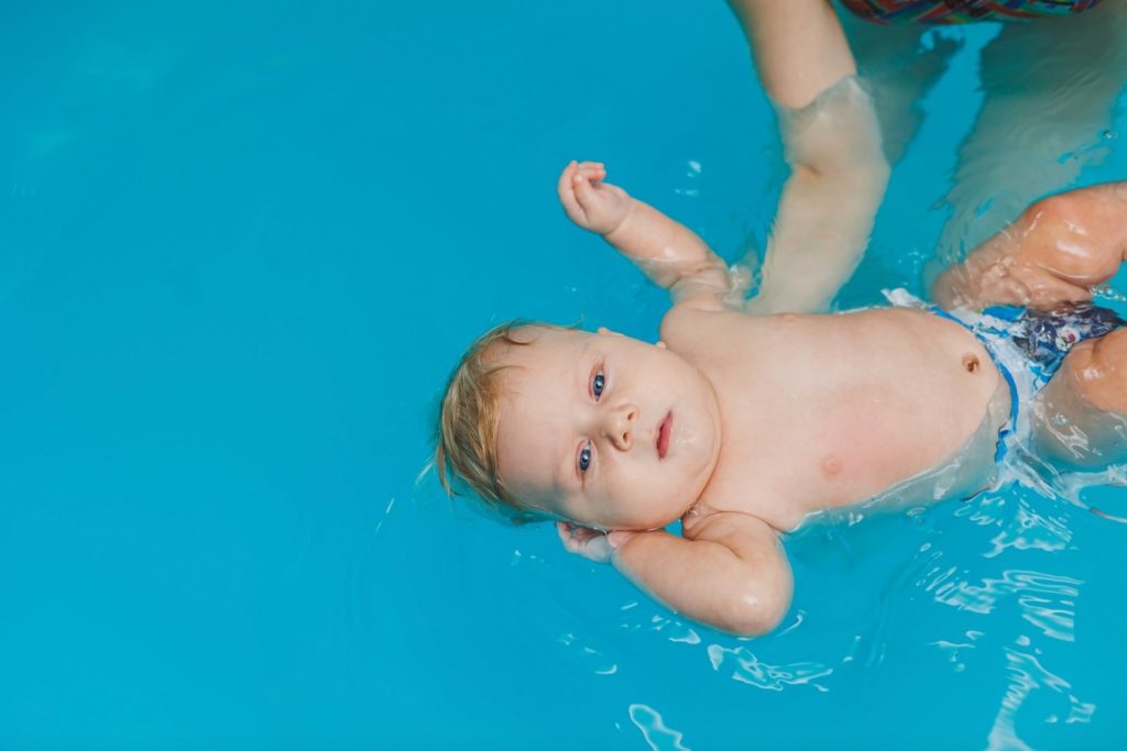 why do children fear water
